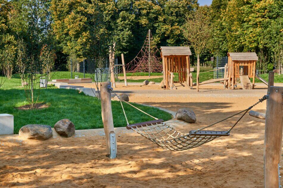 Spielplatz Park Holzbenden - Hängematte