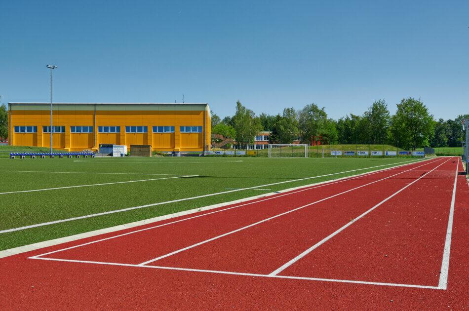 Schulsportanlage Simmerath - Tartanlaufbahn