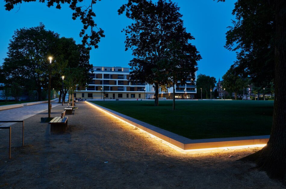 Stadtlichtung - Theodor-Heuss-Park - LED Stufe