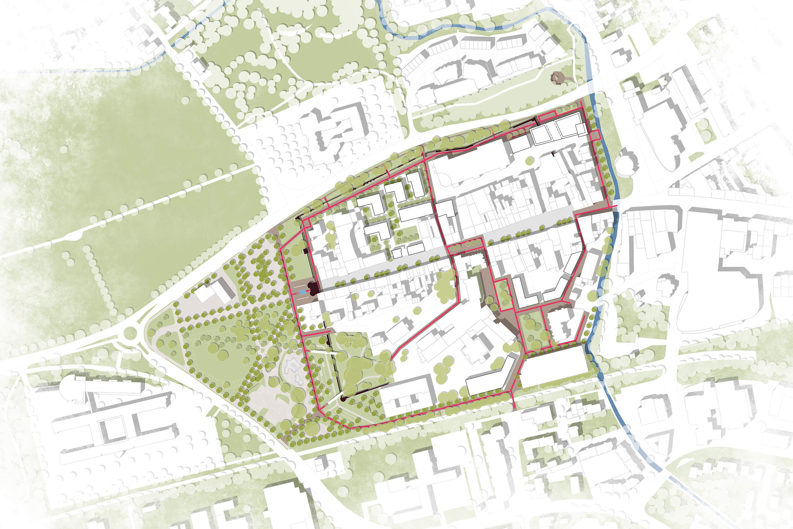 Städtebaulich-freiraumplanerischer Rahmenplan Innenstadt Bergheim