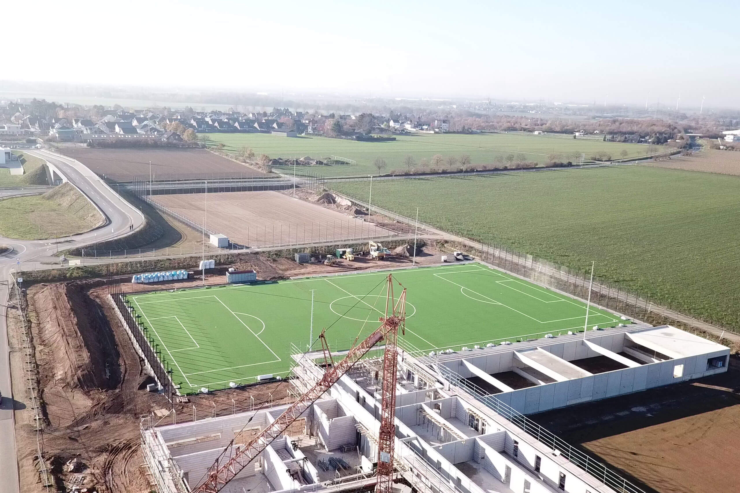 Sportstätte - Sportanlage Morschenich-Neu - Bauphase