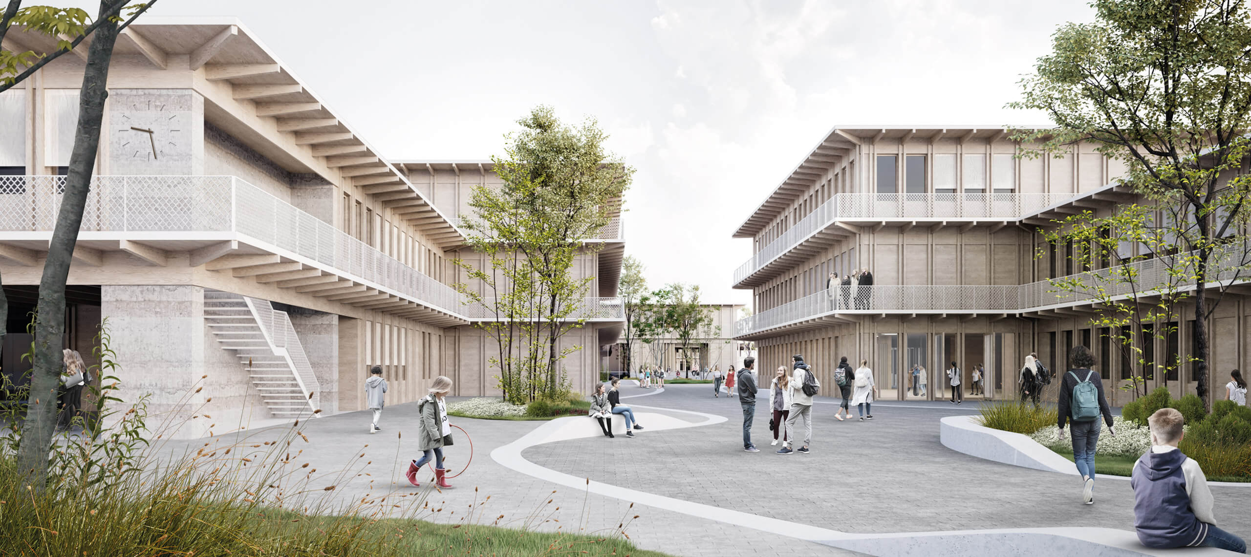3. Preis - Campus Sandheide – Neubau eines Schulzentrums in Erkrath