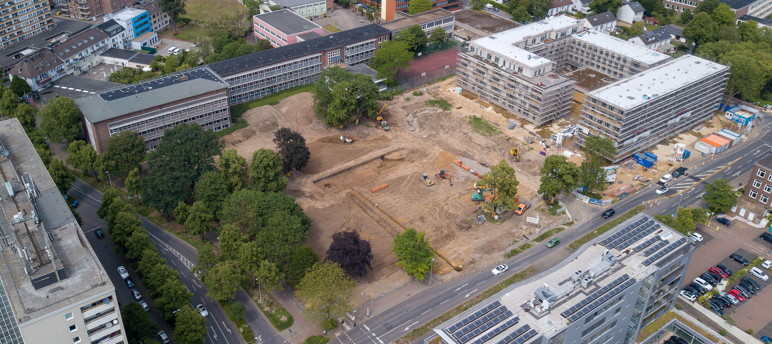 Stadtlichtung - Theodor-Heuss-Park - Baubeginn